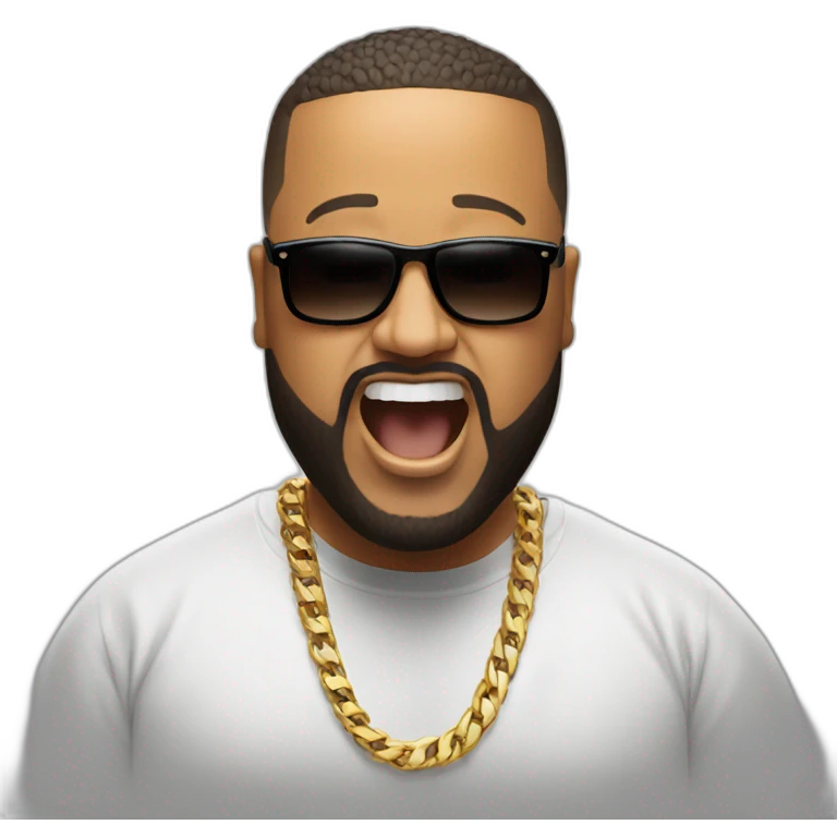 dj khaled shouting emoji