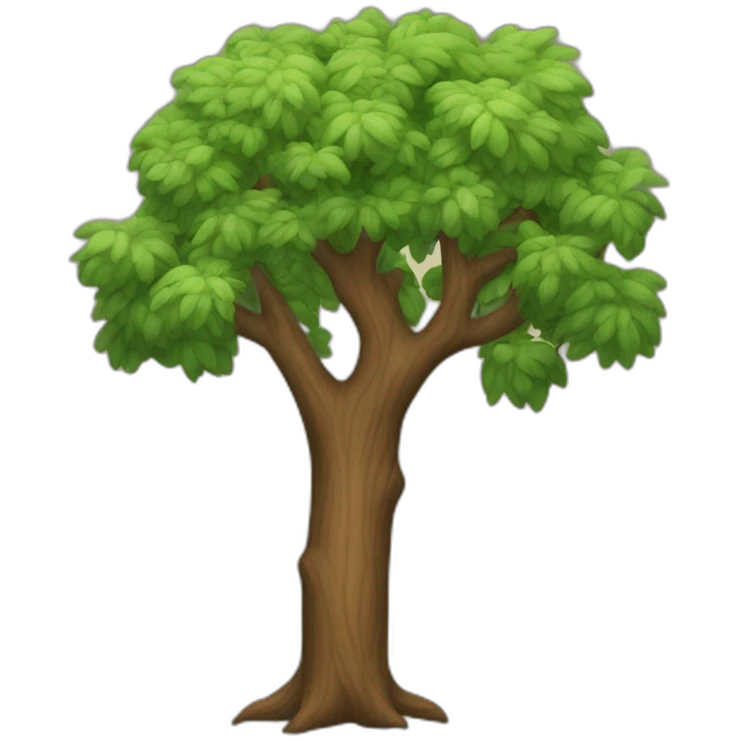 the word “tree” emoji