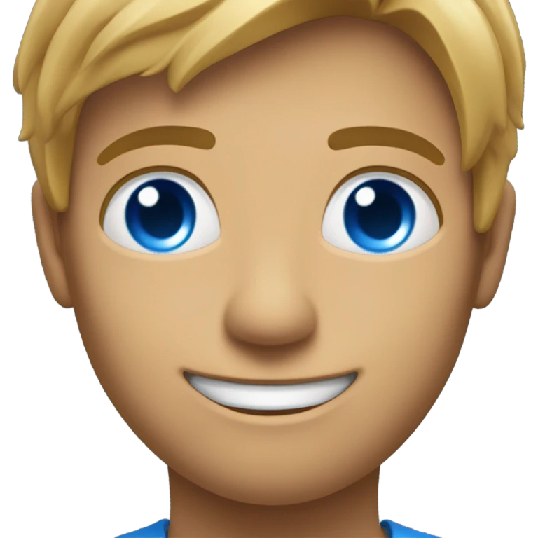Estrella azul brillante  emoji