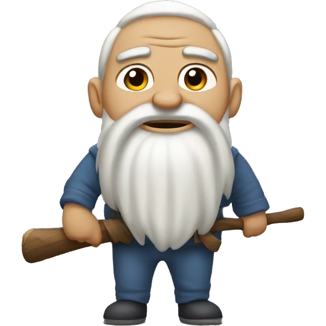 bárbaro con hachas emoji