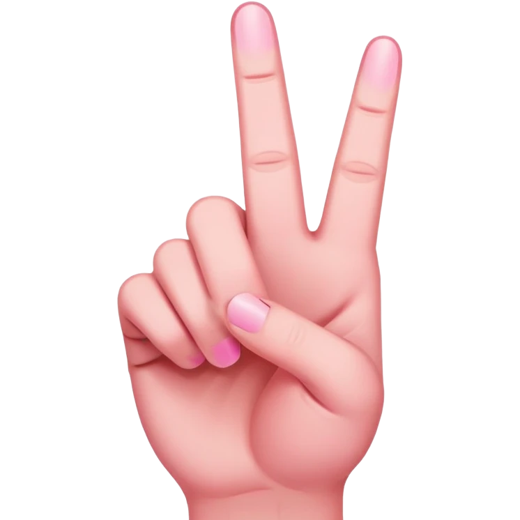 pink middle finger emoji
