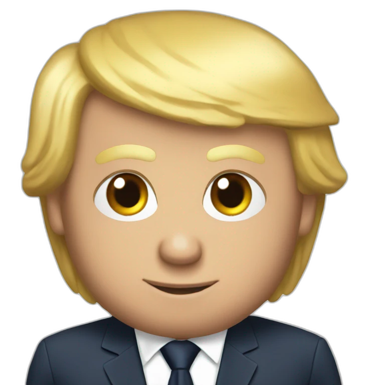 Macron avec trump emoji