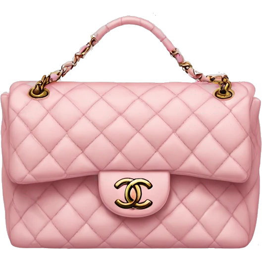 Light pink Chanel bag emoji