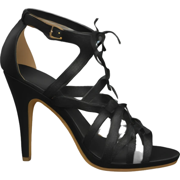 Black sting heels  emoji
