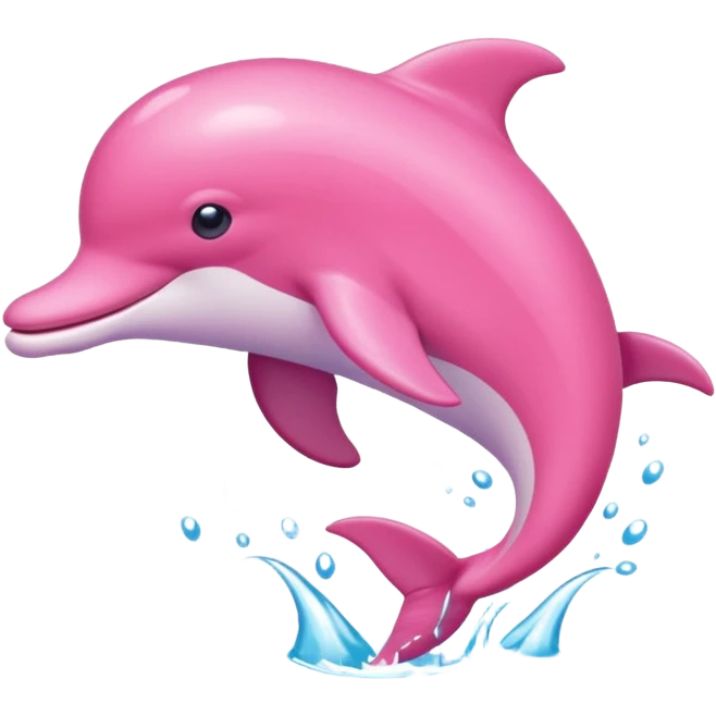Ροζ δελφίνι emoji