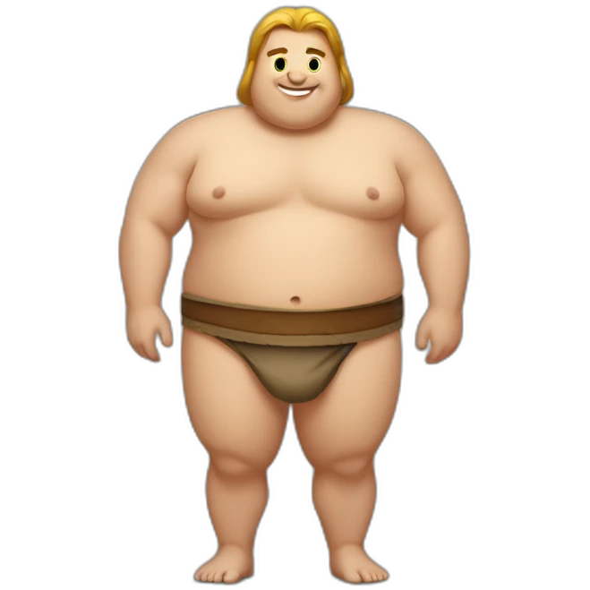 full-body-plump-beauty-in-loincloth emoji