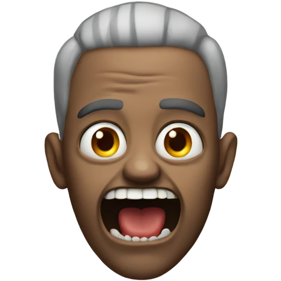 terrifying guy emoji