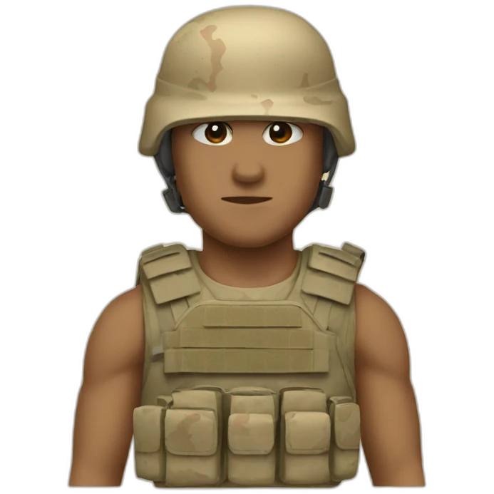 3 color desert camo emoji