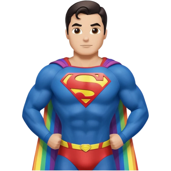 Gay superman emoji