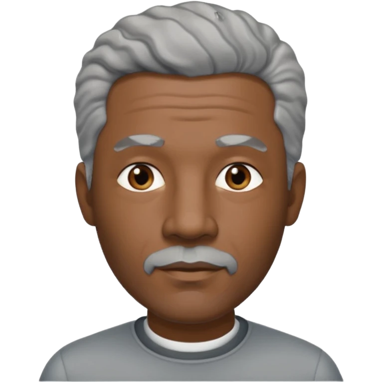 An avatar of a cool debinaire black man in his early sixties with shorter wavy gray hair, short sideburns and a short trimmed goatee. emoji