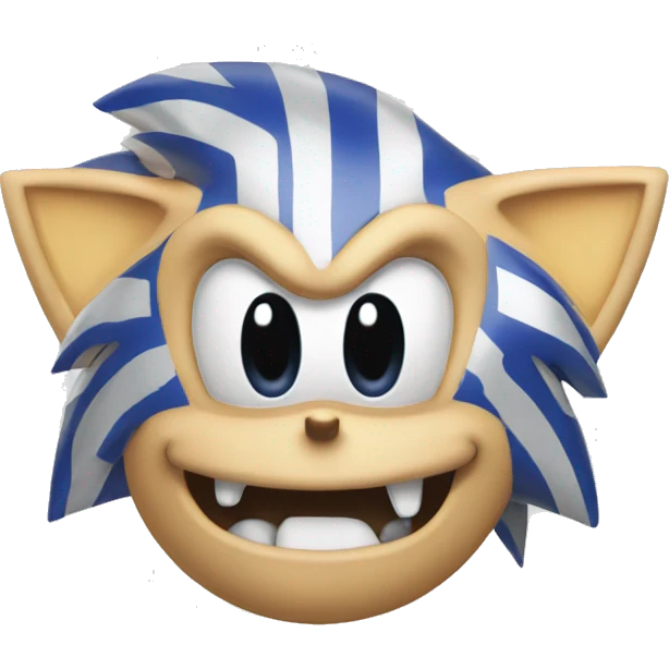 Sonic the hedgehog emoji