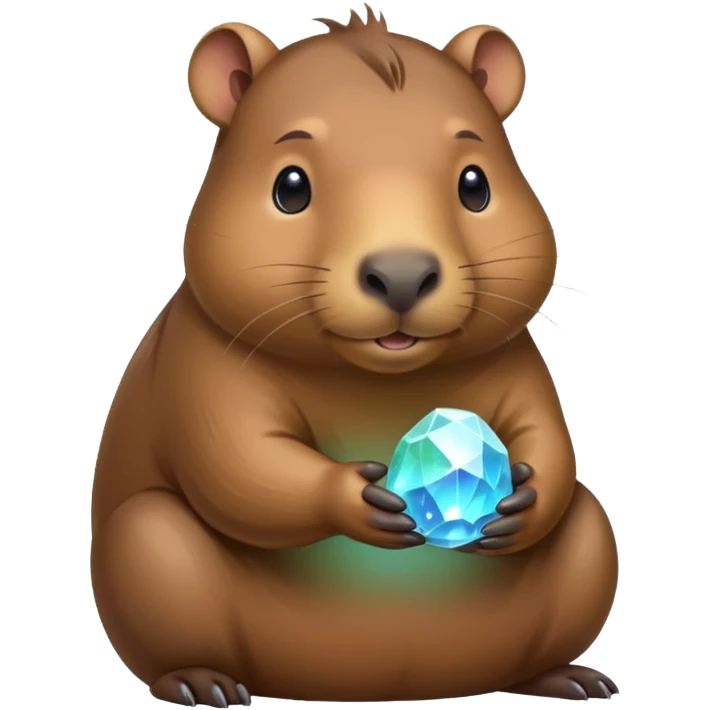 capypara with magical stone


 emoji