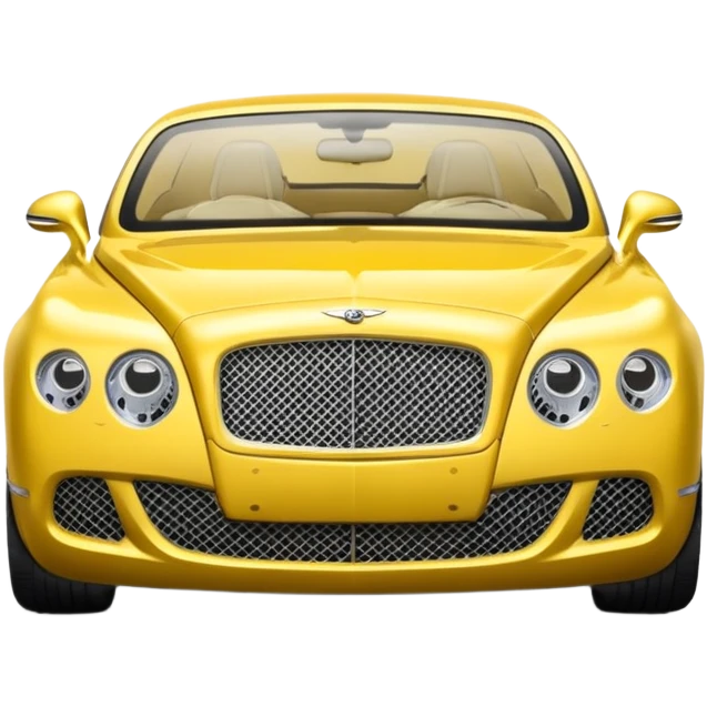 Yellow Bentley emoji