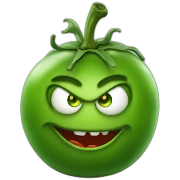 green evil tomato emoji