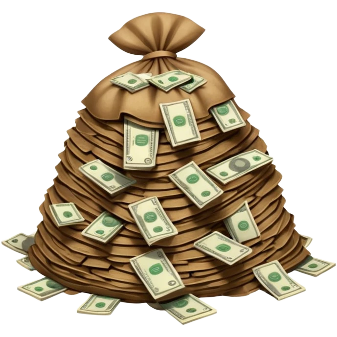 Shit holding money emoji