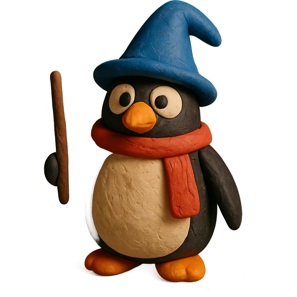 penguin wizard emoji