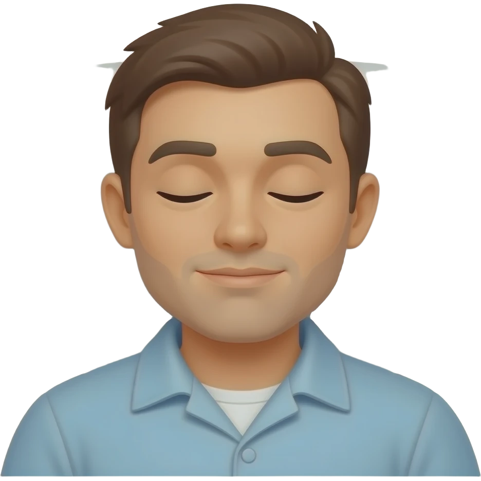 Man sleeping emoji