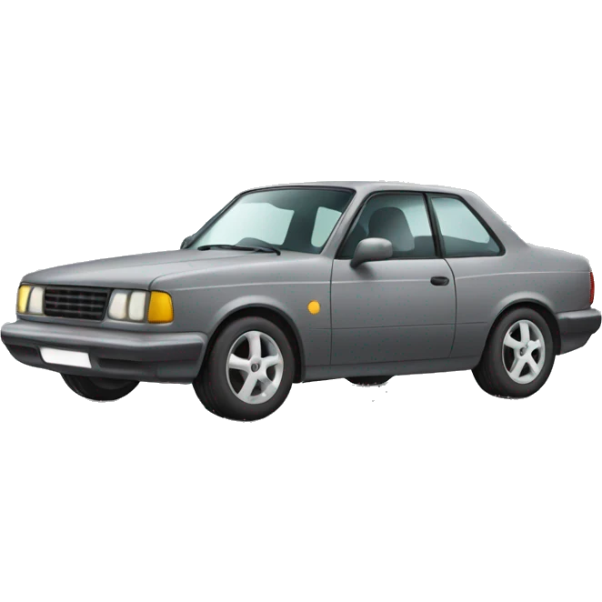 Grey car emoji