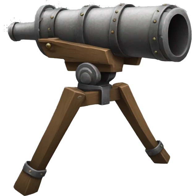 medieval weapon canon emoji