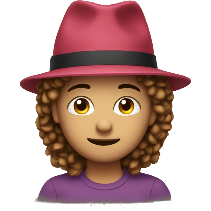 Me with a hat emoji