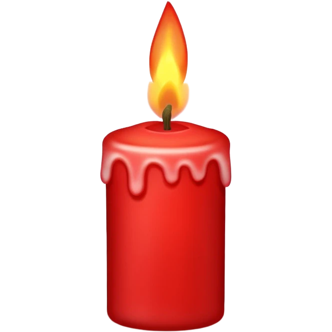christmas candle emoji