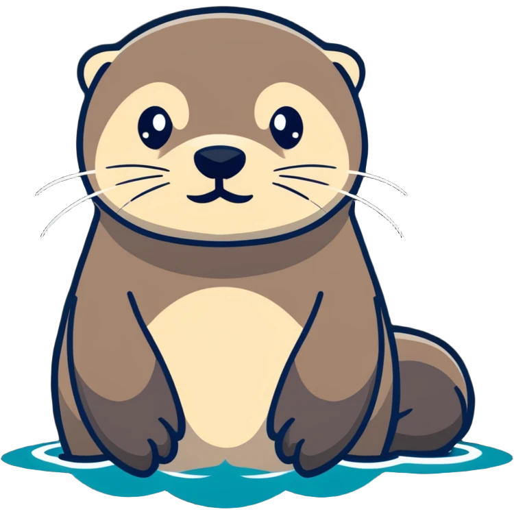 sea otter who is pissed off emoji