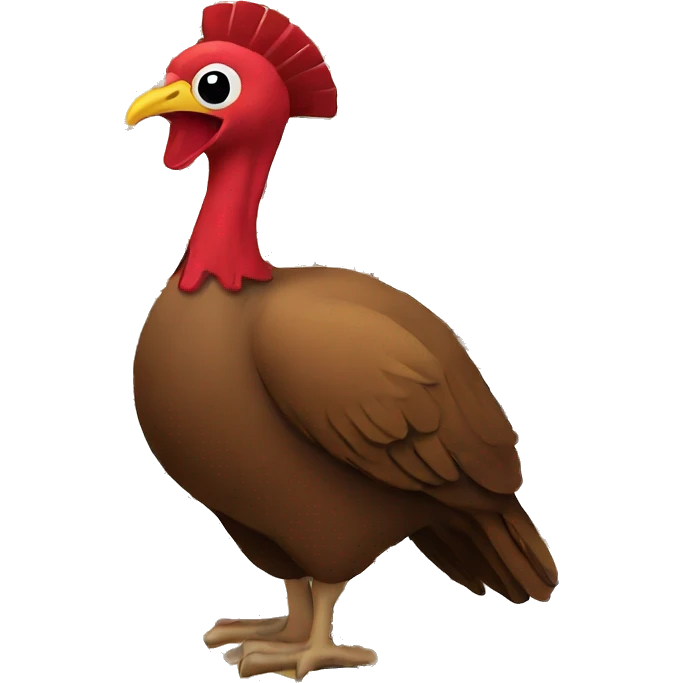 Social media turkey emoji