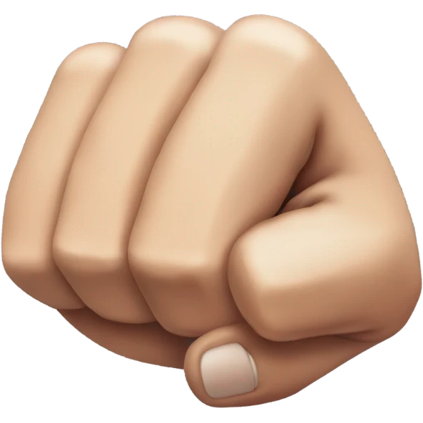 Knuckles spikes on fists emoji