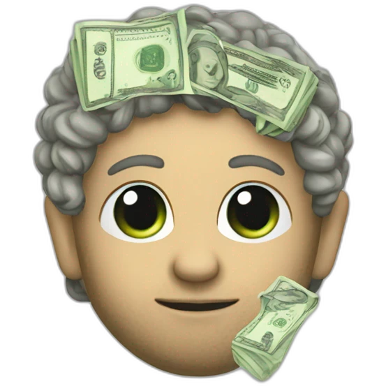 Jewih like money emoji