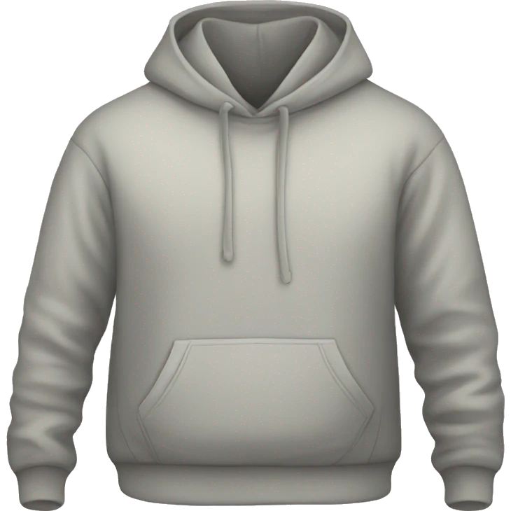 a hoodie piece of clothes item only emoji