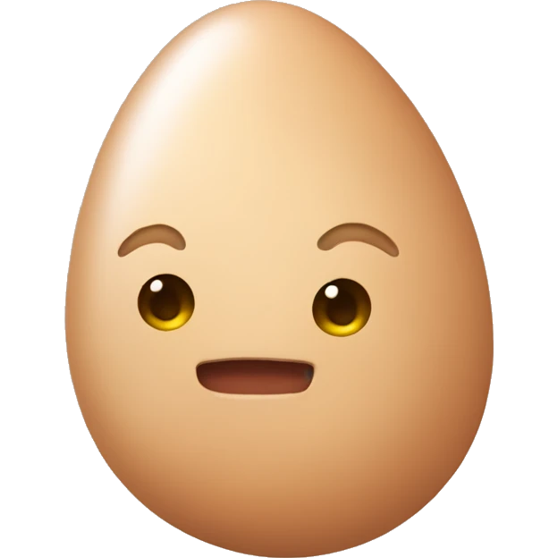 Flesh colored eggplan emoji