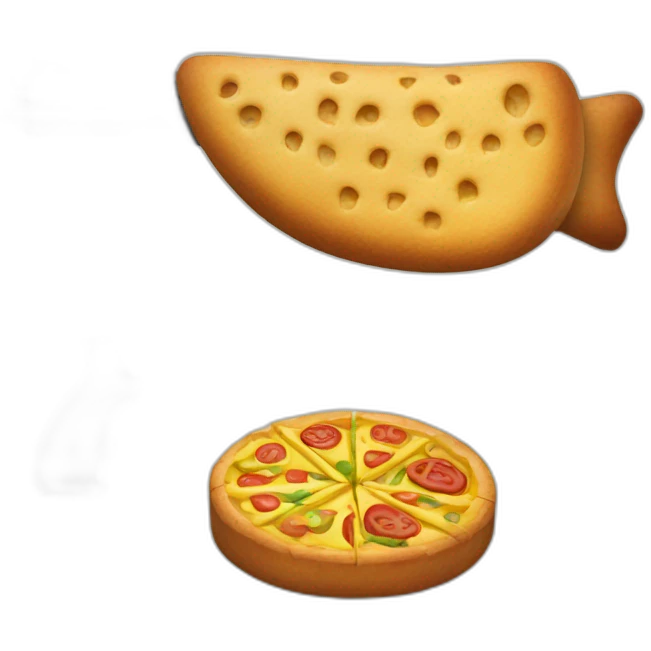 gun and  food emoji