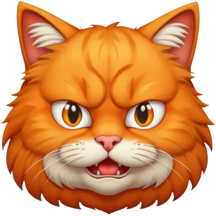 angry cat emoji