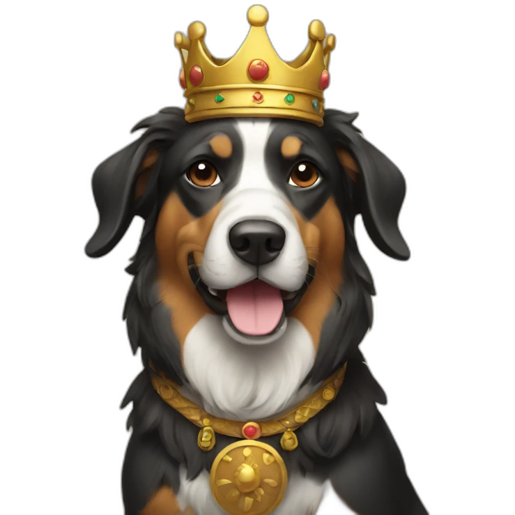 dog king emoji