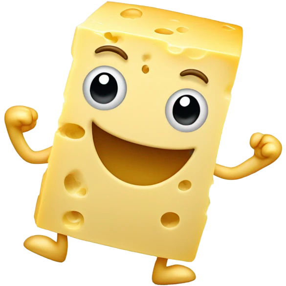 cheese dancing emoji