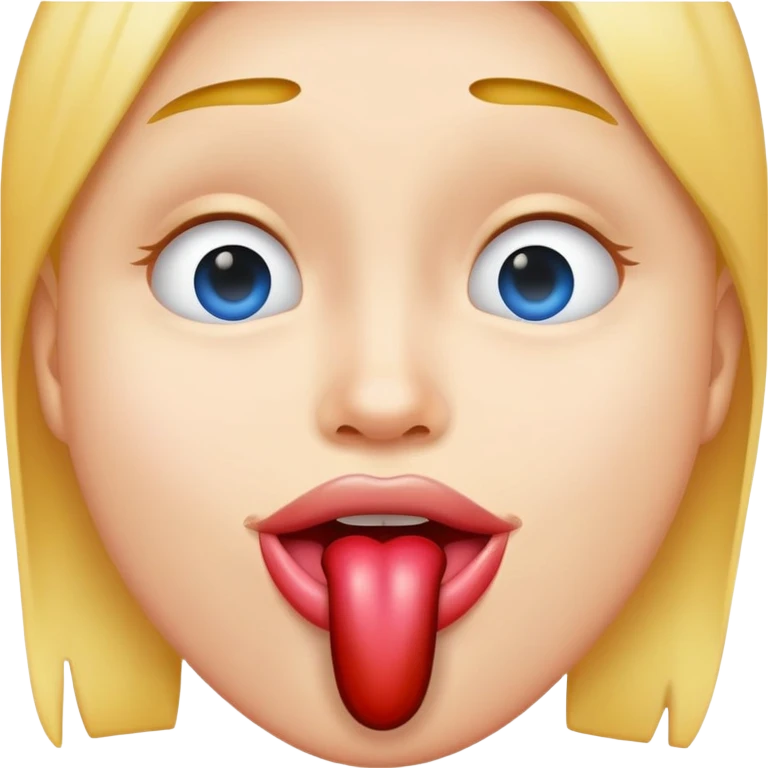 Emoji dye with tongue  emoji