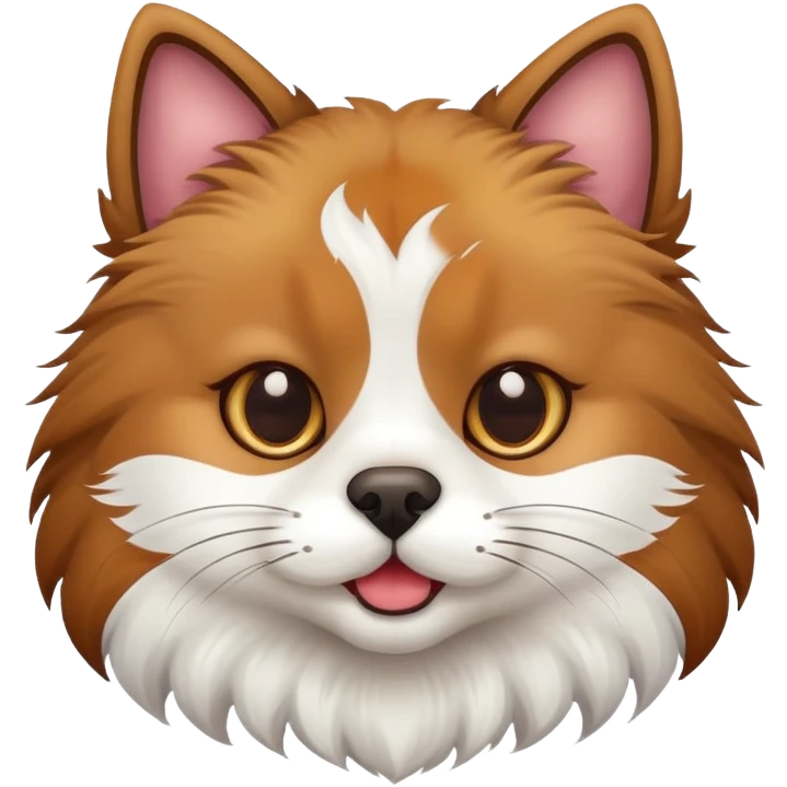 Cat face dog emoji