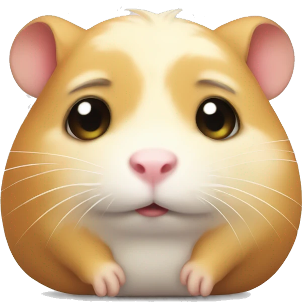 sad hamster emoji