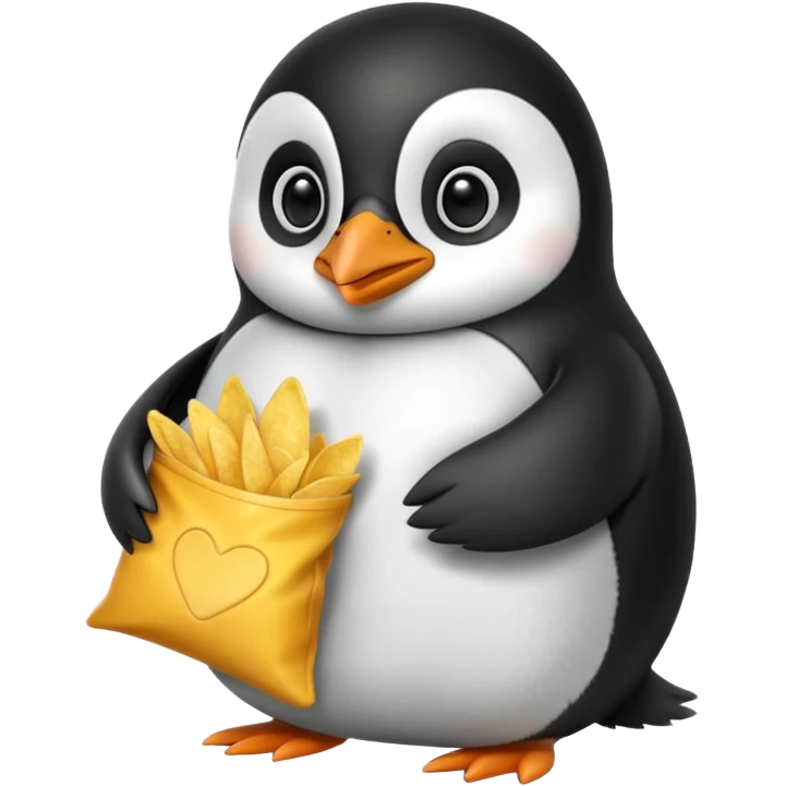 Cips yiyen penguen emoji