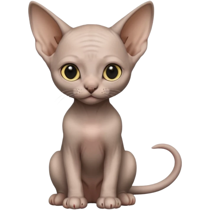 a sphinx sitting kitten  emoji
