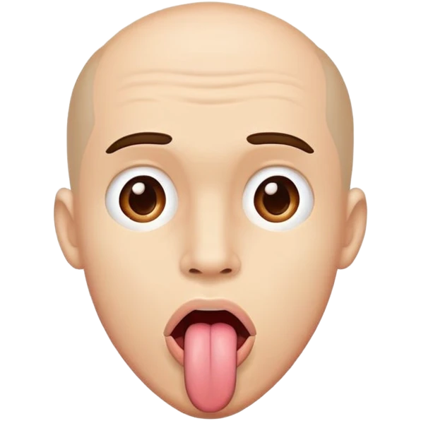 man with tongue out looking sideways emoji
