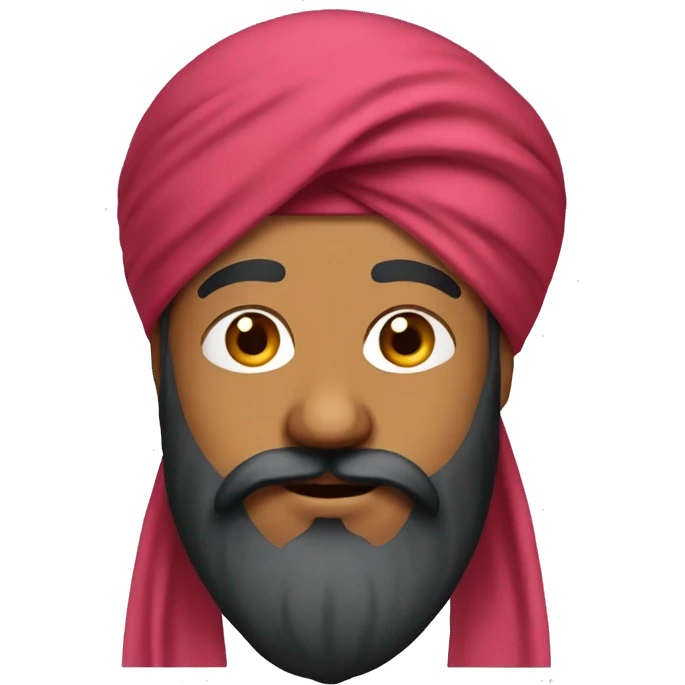Sikh man with turban emoji