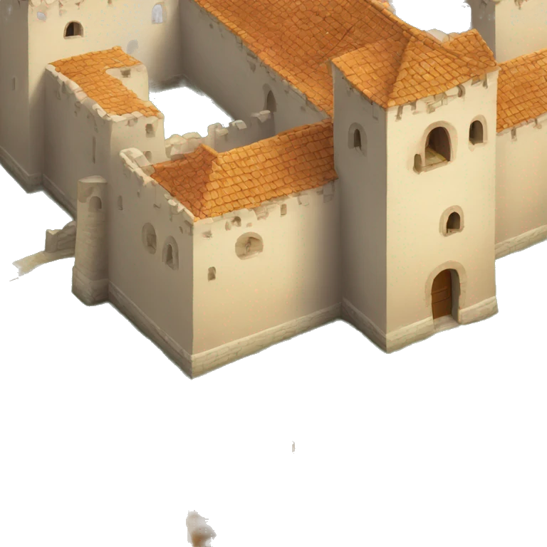 big Castele with courtyard emoji