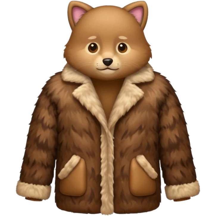 fur clothes no hman emoji