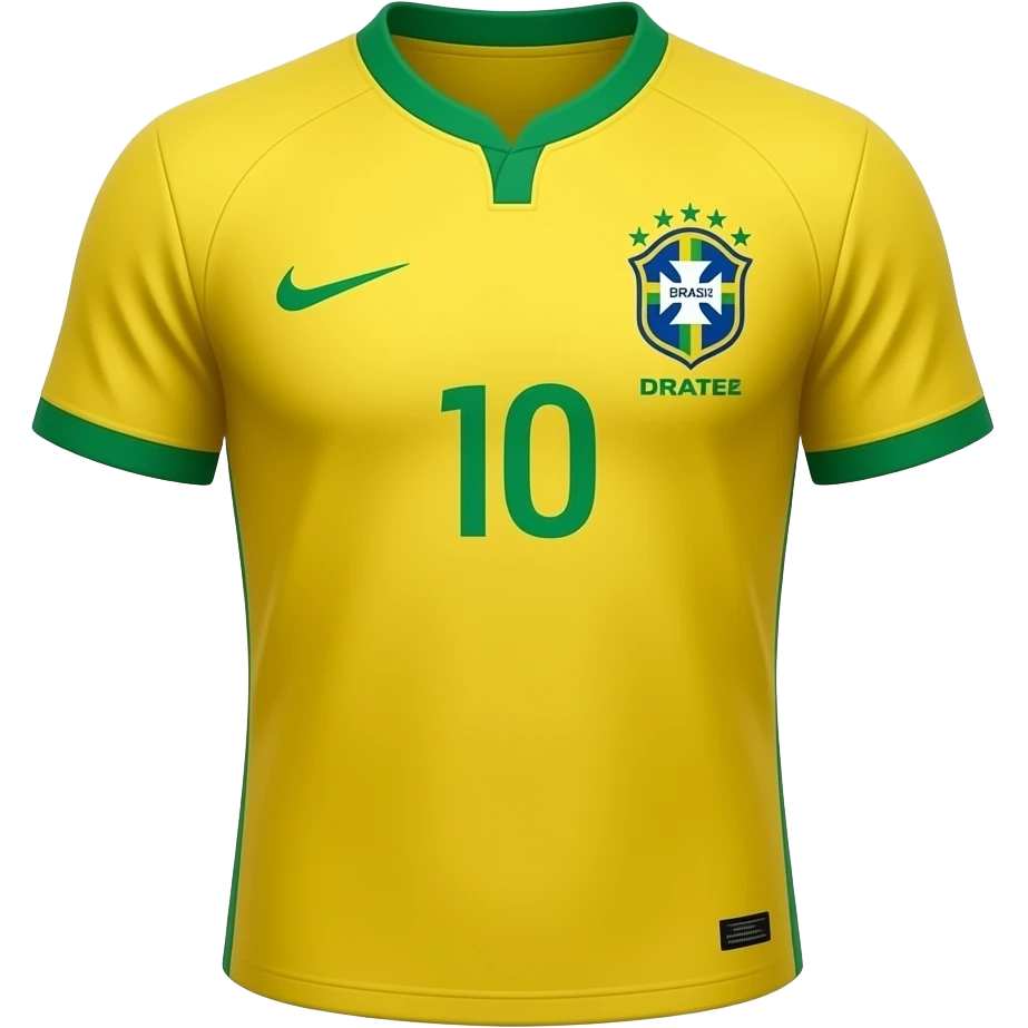 Pele brazil football jeresy emoji