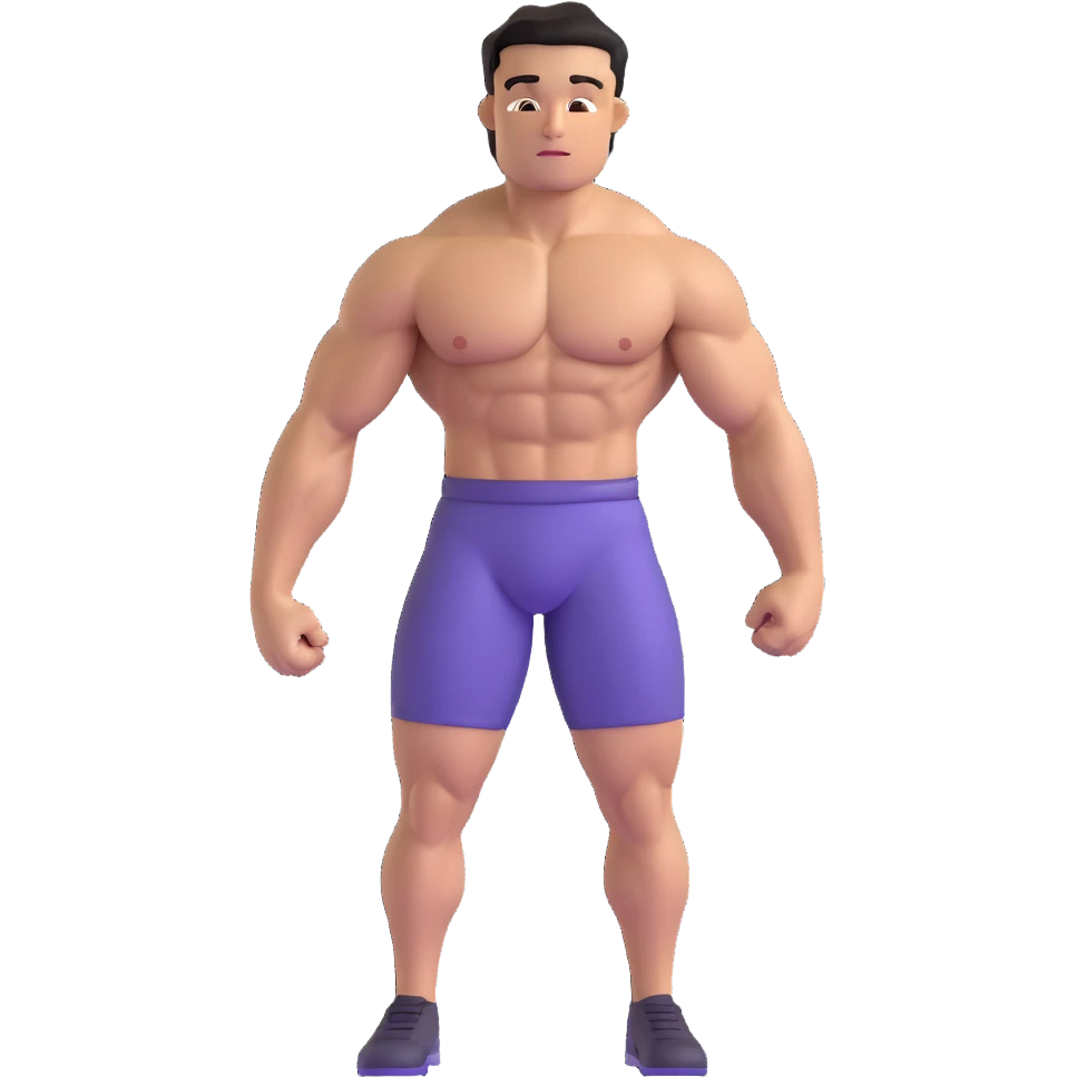 muscular young man emoji