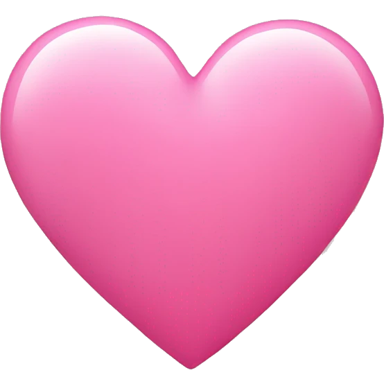 Pink heart emoji