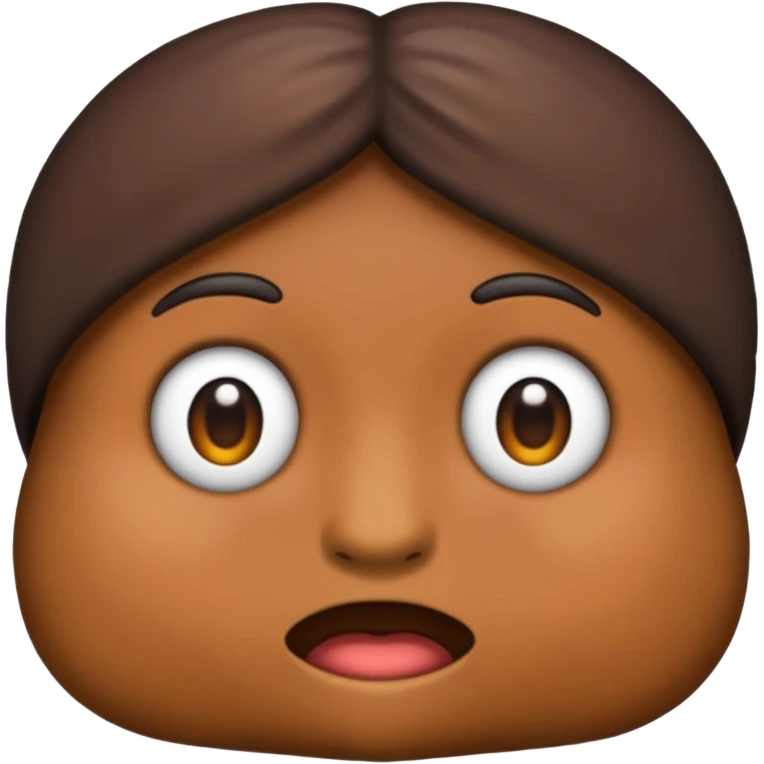 An emoji showing asshole emoji