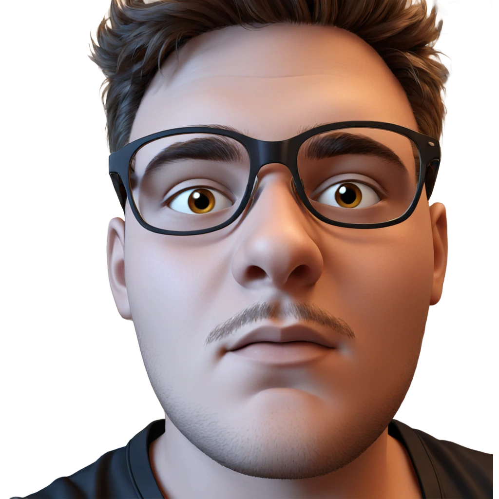 realistic portrait of young man emoji