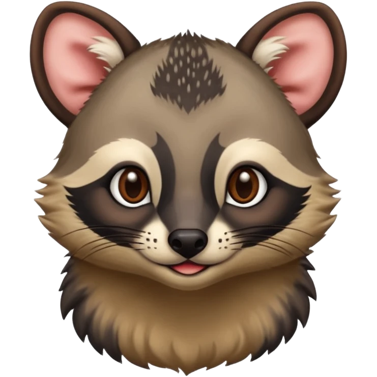 yummy face on civet emoji